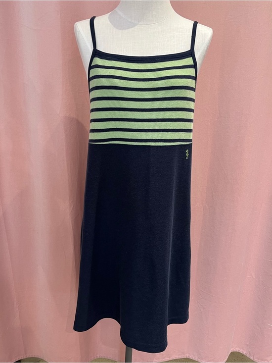 La picardie Dresses & Skirts - Vintage La Picardie Navy and Mint stripped sundress. Size M